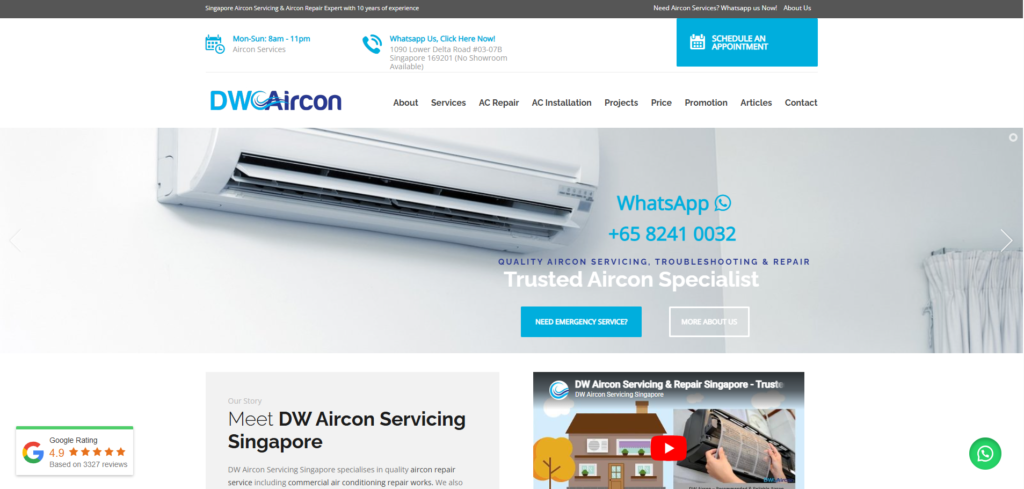 DW Aircon Servicing Singapore